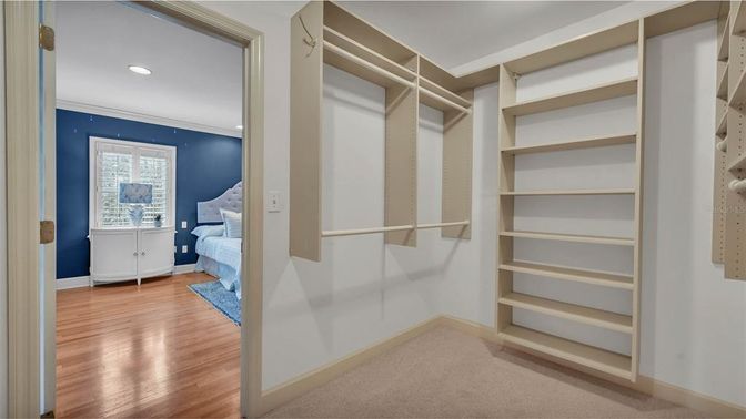 Interior, Recessed Lighting, Walk-in Closets, Wood Texture Flooring