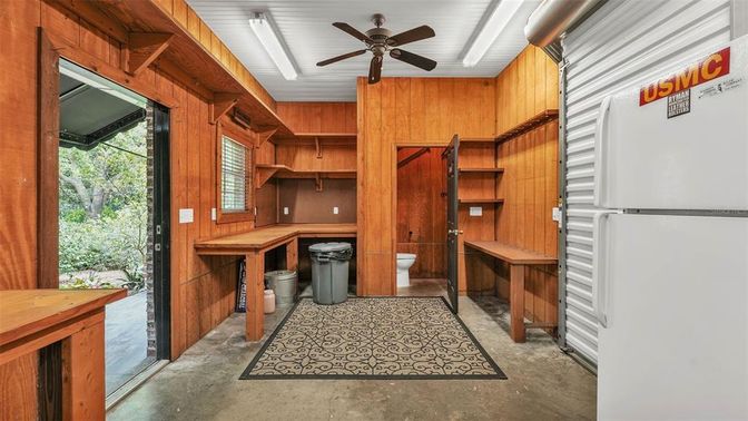 Interior, Wooden Walls