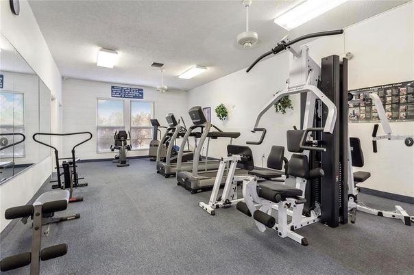Fitness Equipment, Gym, Interior
