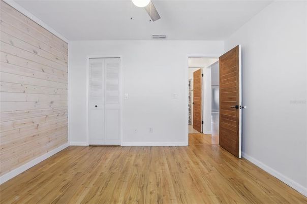 Empty room, Interior, Wood Texture Flooring, Wooden Walls