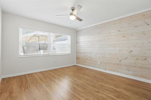 Empty room, Interior, Wood Texture Flooring, Wooden Walls