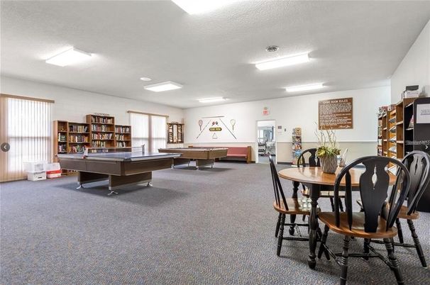 Billiard Table, Dining room, Game Room, Interior, Recessed Lighting