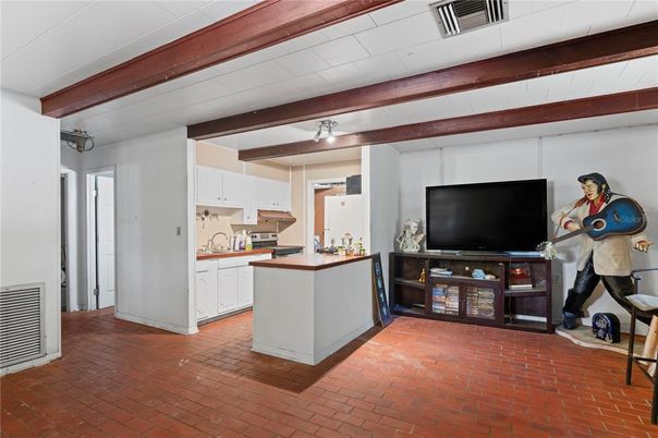 Interior, Kitchen, Wooden Beams