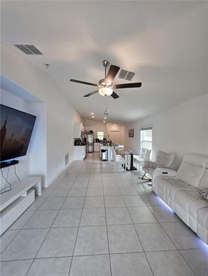 Dining room, Interior, Kitchen, Recessed Lighting