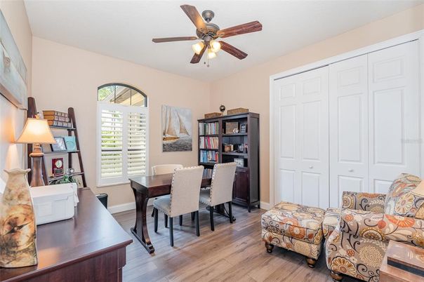 Home Office, Interior, Wood Texture Flooring