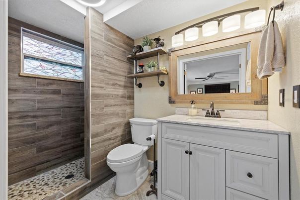 Bathroom, Interior, Wooden Walls