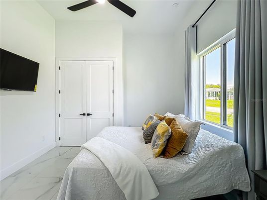 Bedroom, Interior, Marble