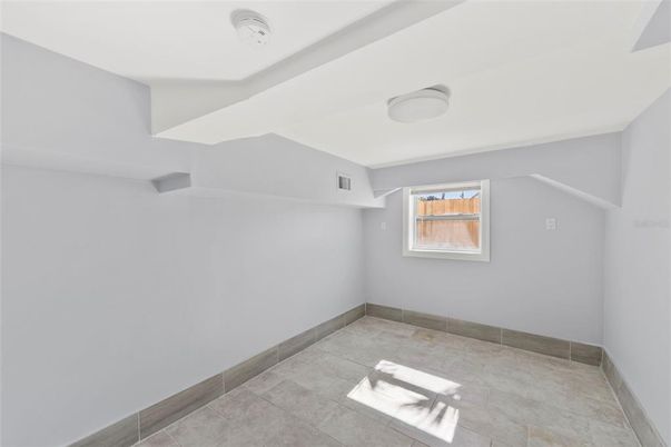 Empty room, Interior