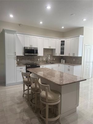 Interior, Kitchen, Recessed Lighting, Stainless Steel Appliances