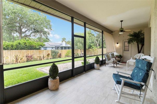 Interior, Sun Room, Wood Texture Flooring