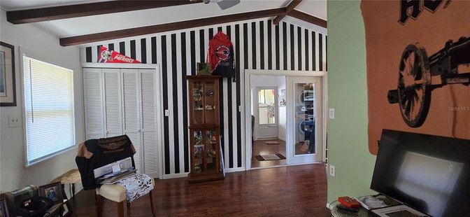 Interior, Wooden Beams, Wood Texture Flooring