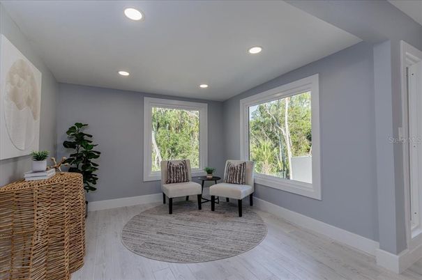 Interior, Recessed Lighting, Wood Texture Flooring