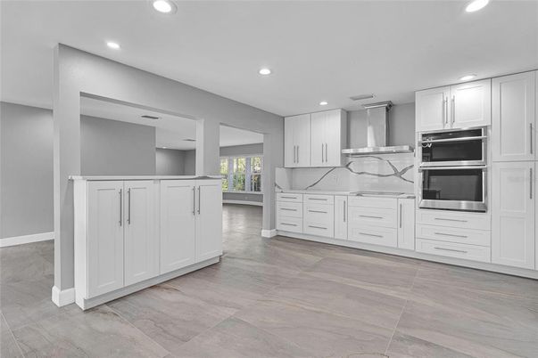 Interior, Kitchen, Recessed Lighting, Stainless Steel Appliances