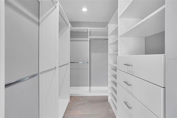 Interior, Recessed Lighting, Walk-in Closets, Wood Texture Flooring