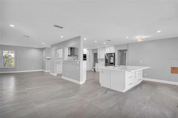 Interior, Kitchen, Recessed Lighting, Stainless Steel Appliances