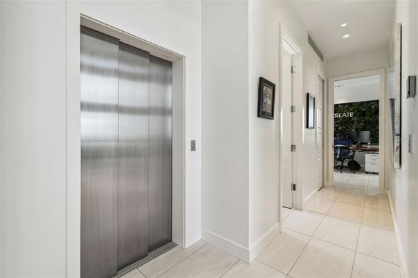 Elevator, Interior, Recessed Lighting