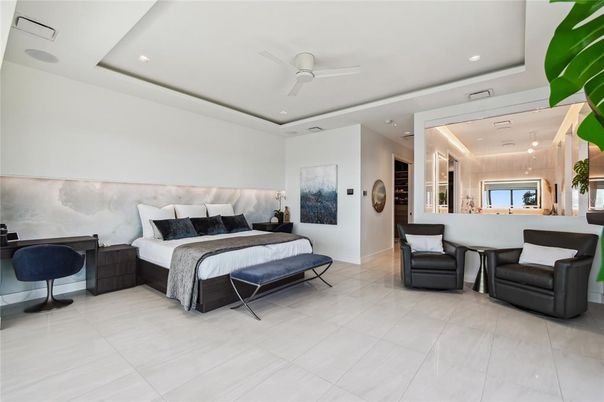 Bedroom, Interior, Recessed Lighting