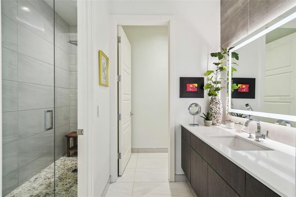 Bathroom, Glass Shower, Interior