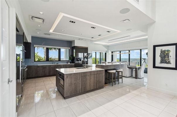 Interior, Kitchen, Pendant Lights, Recessed Lighting, Water