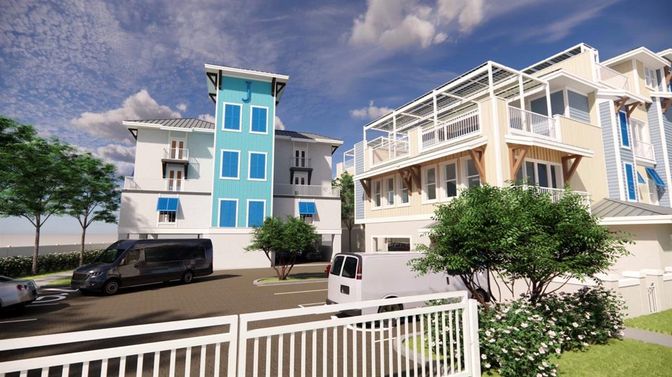 Exterior, Facade, Condo Building