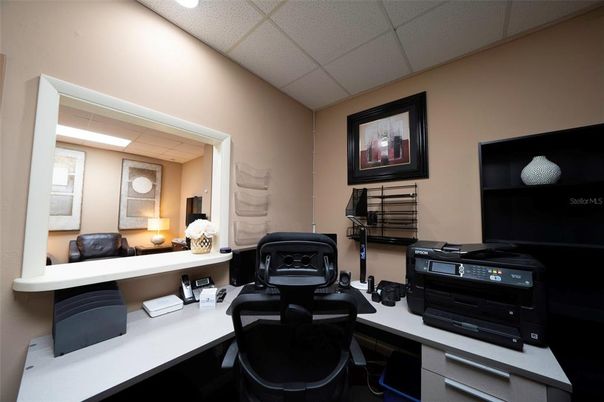 Home Office, Interior, Recessed Lighting