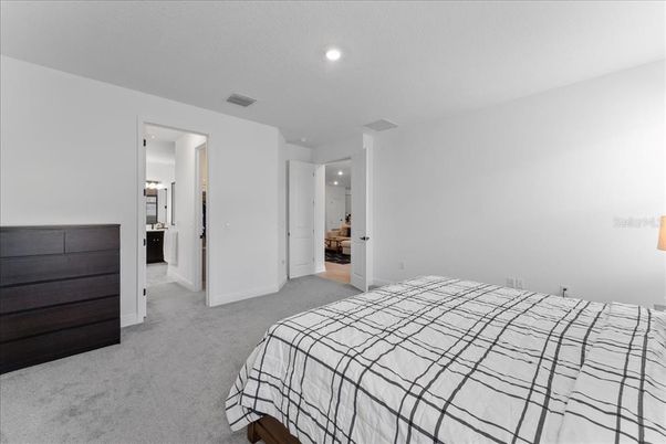Bedroom, Interior, Recessed Lighting