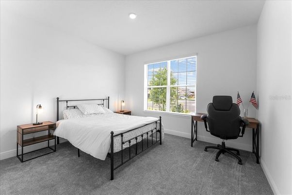 Bedroom, Home Office, Interior, Recessed Lighting