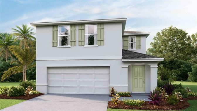 Attached, Exterior, Facade, Mediterranean