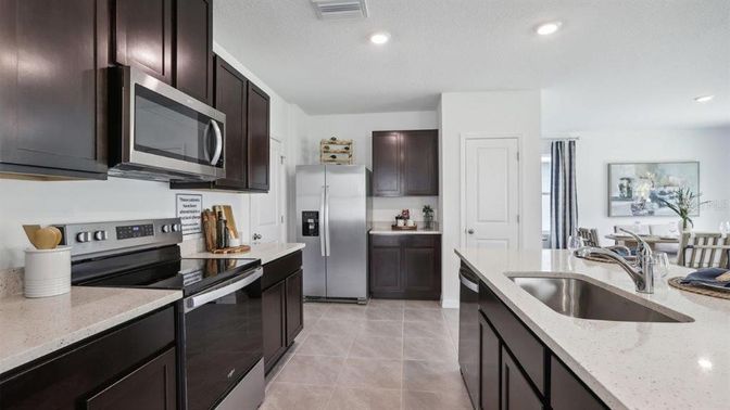 Interior, Kitchen, Recessed Lighting, Stainless Steel Appliances