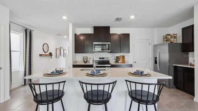 Interior, Kitchen, Recessed Lighting, Stainless Steel Appliances