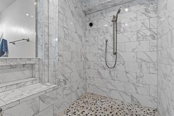 Bathroom, Interior, Marble Walls