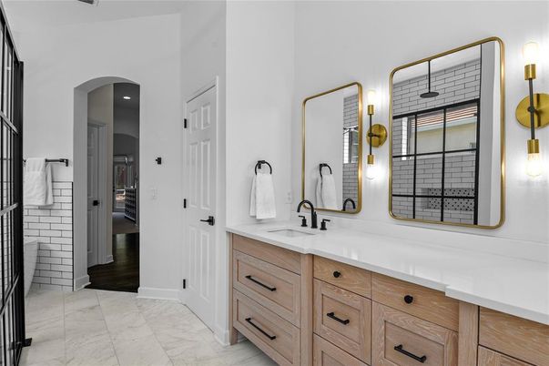 Bathroom, Dual Sink Vanities, Interior, Marble