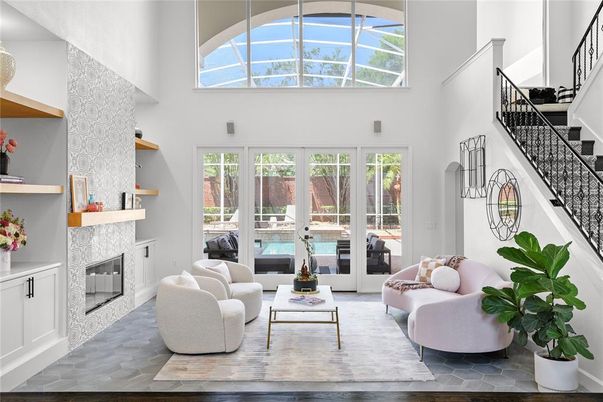 Fireplace, Interior, Living room, Wood Texture Flooring