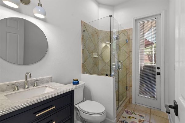 Bathroom, Glass Shower, Interior