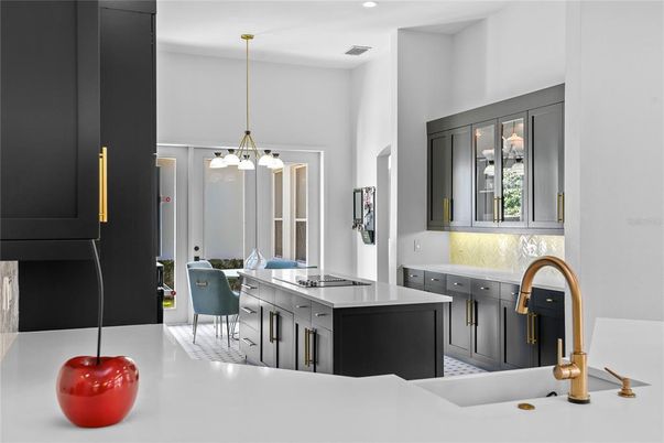 Interior, Kitchen, Pendant Lights, Recessed Lighting