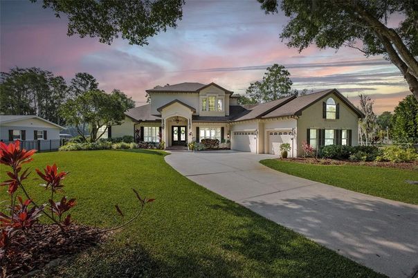 Attached, Backyard, Exterior, Facade, Mediterranean