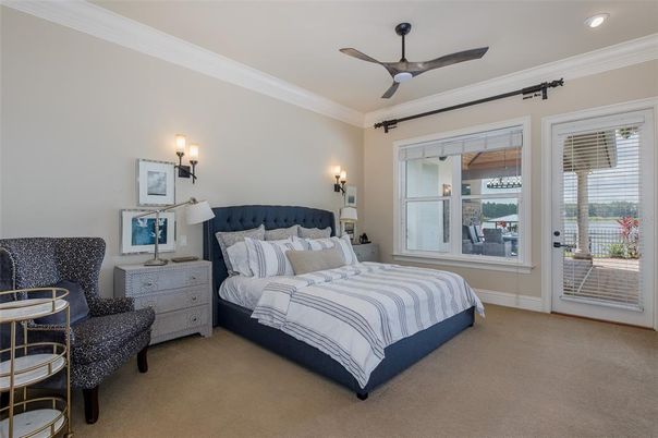 Bedroom, Interior, Recessed Lighting