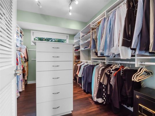 Interior, Walk-in Closets, Wood Texture Flooring