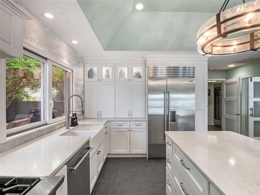 Interior, Kitchen, Recessed Lighting, Stainless Steel Appliances