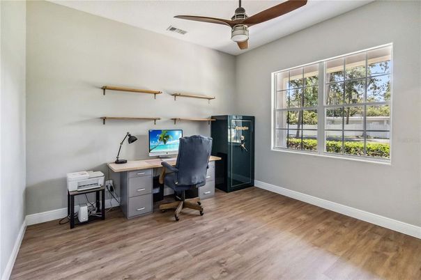 Home Office, Interior, Wood Texture Flooring