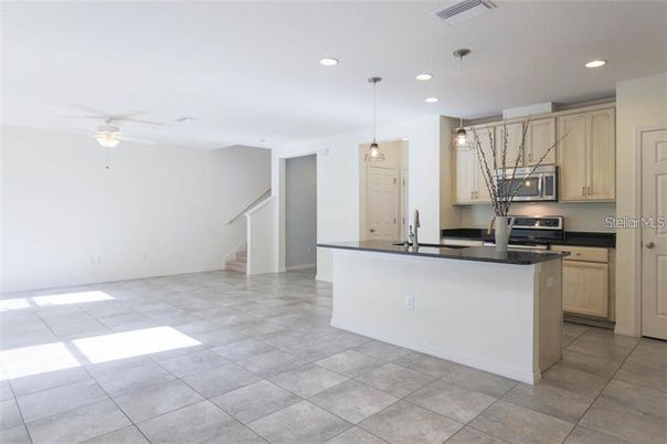 Interior, Kitchen, Pendant Lights, Recessed Lighting