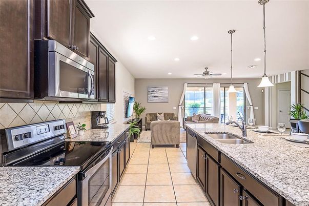 Interior, Kitchen, Living room, Pendant Lights, Recessed Lighting