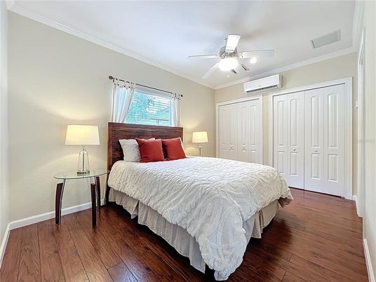 Bedroom, Interior, Wood Texture Flooring