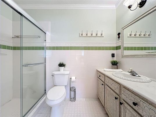 Bathroom, Glass Shower, Interior