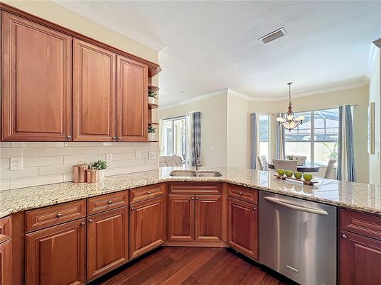 Chandelier, Dining room, Interior, Kitchen, Wood Texture Flooring