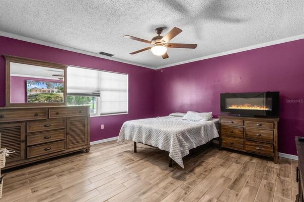 Bedroom, Interior, Wood Texture Flooring