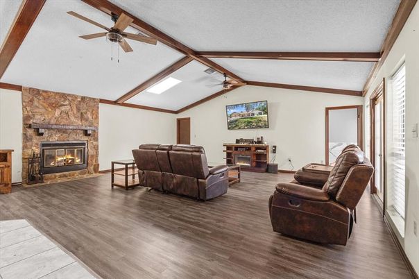 Fireplace, Interior, Living room, Wood Texture Flooring