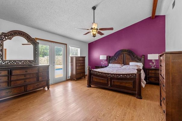 Bedroom, Interior, Wood Texture Flooring