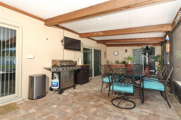 Dining room, Interior, Wooden Beams