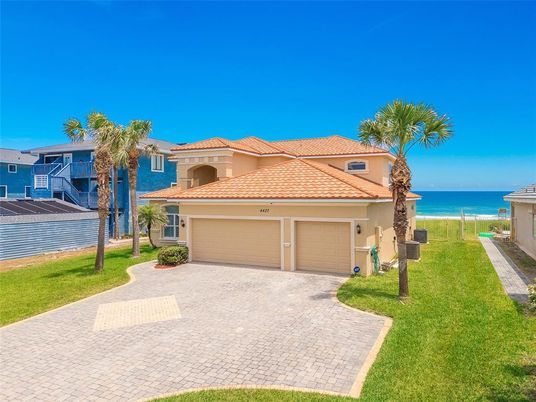 Attached, Backyard, Exterior, Facade, Water, Mediterranean